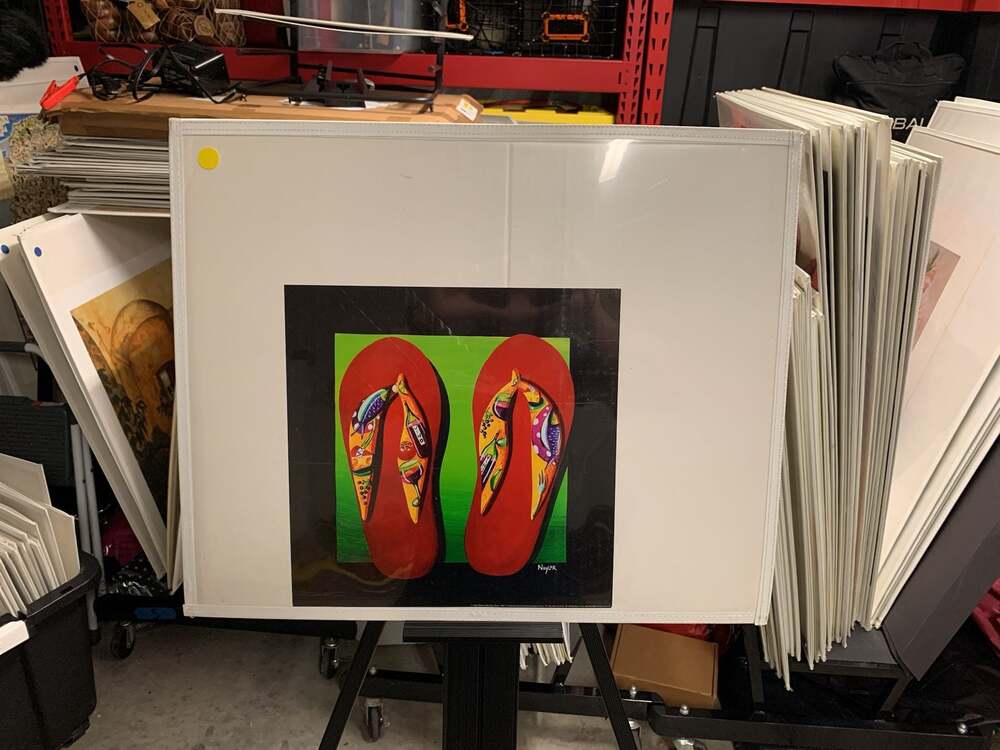 Mary Naylor Napa Thongs 2004 Art Print